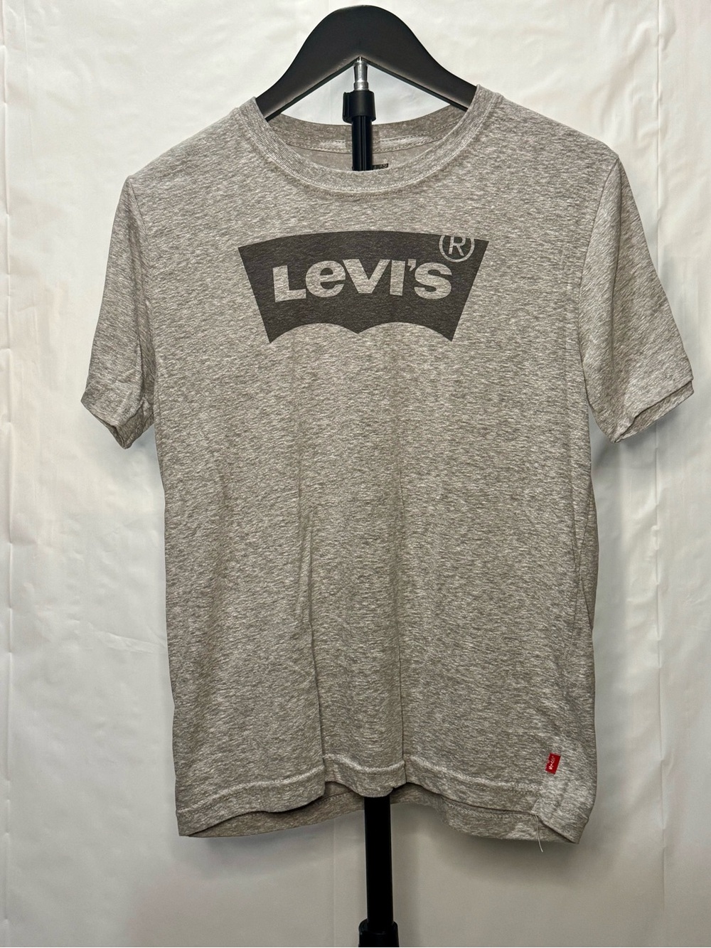 Levi's Grey Heather Logo Short Sleeve Tee
